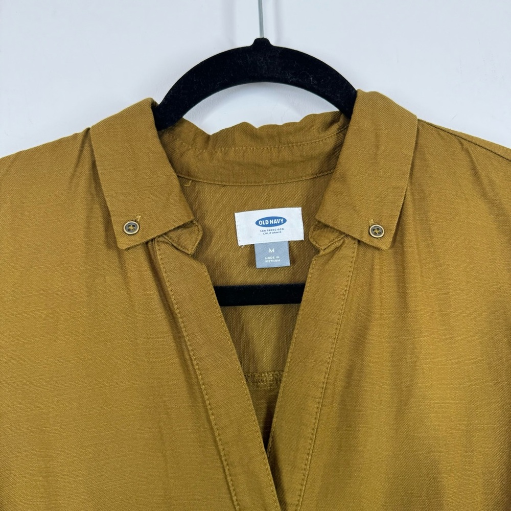 Old Navy Romper Button Front V Neck - Picture 8 of 10